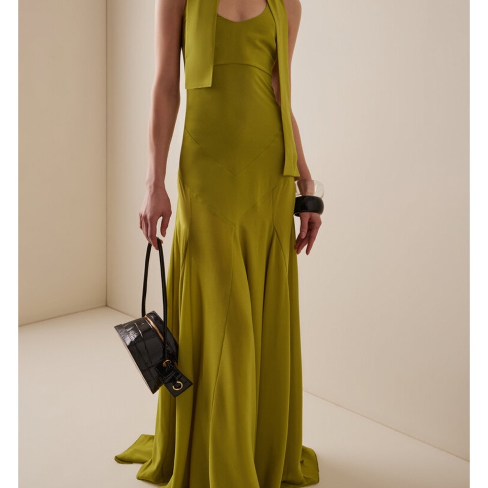 SIEDRES Vibrant Green Maxi Dress